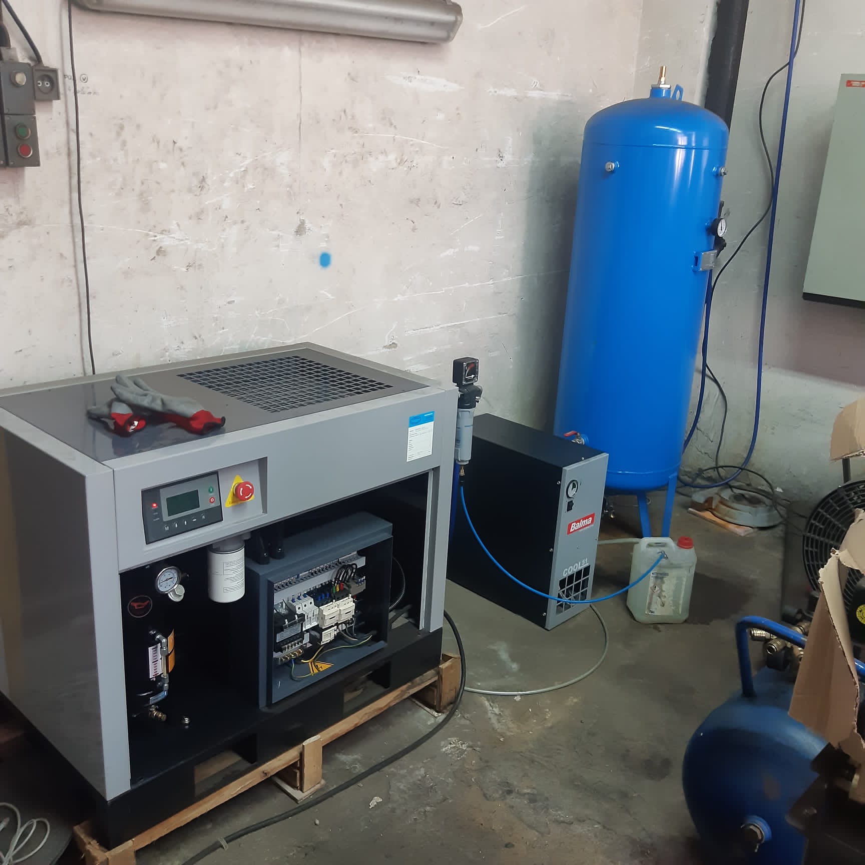 Spirálový kompresor - 5,5 kW